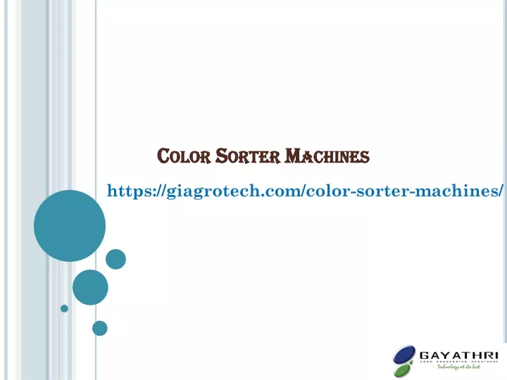 color sorter machines