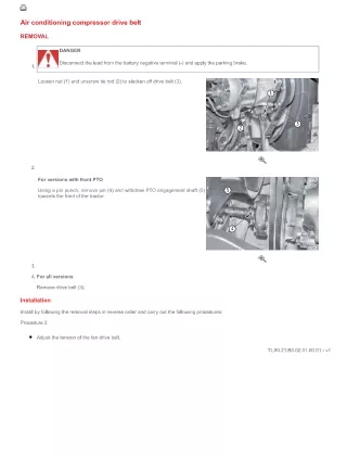 SAME iron 115 dcr tier 3 TRACTOR Service Repair Manual (SN zkdl300200ts10001 AND UP)