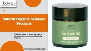 Natural Organic Skincare Products