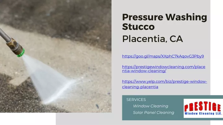 pressure washing stucco