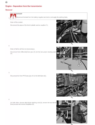 SAME solaris 55 TRACTOR Service Repair Manual (SN 15001 AND UP)