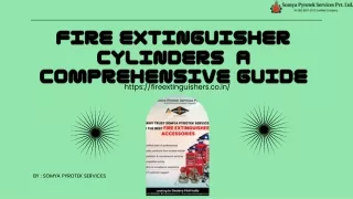 fire extinguisher cylinders a comprehensive guide