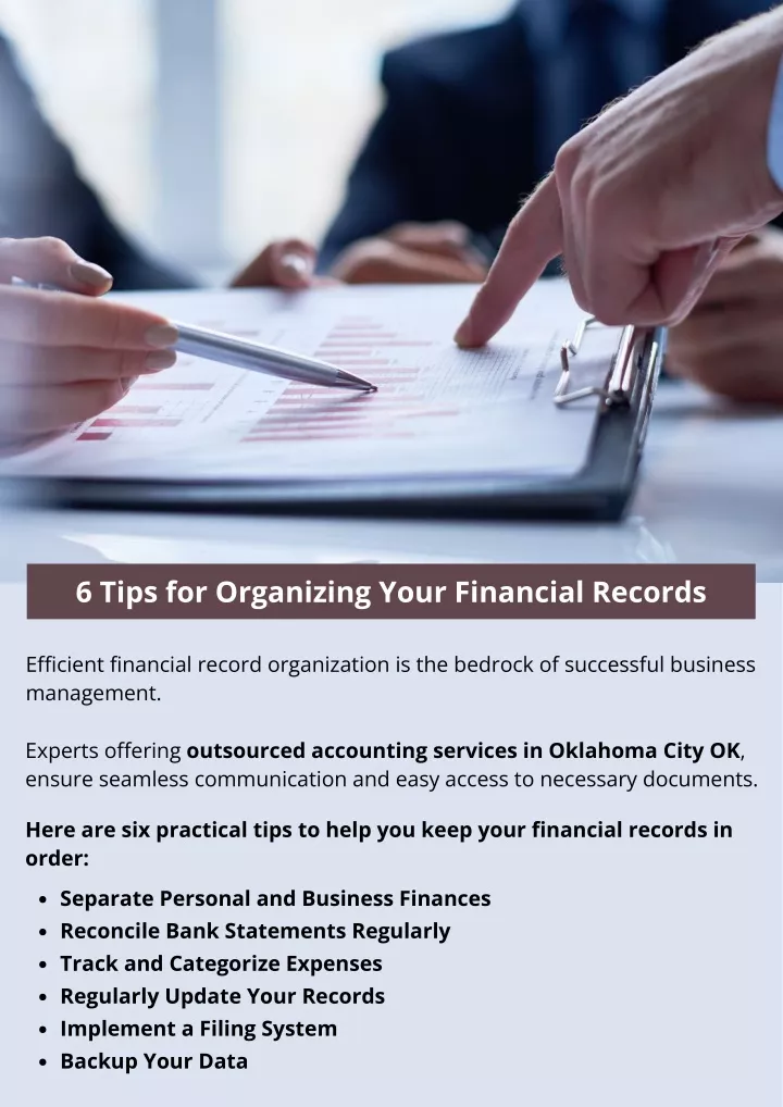 6 tips for organizing your financial records