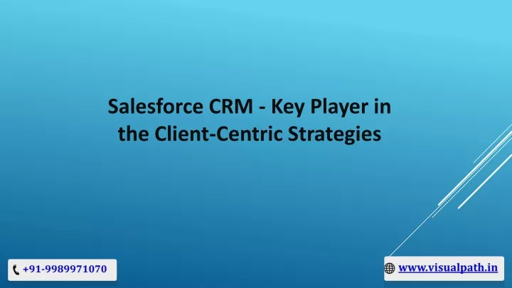 salesforce crm key player in the client centric