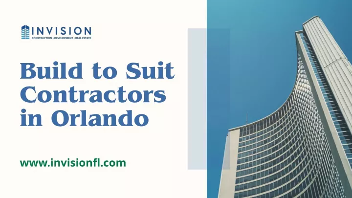 build to suit contractors in orlando