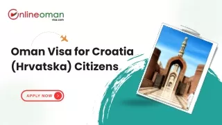 Oman Visa for Croatia (Hrvatska) Citizens