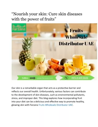 nourish your skin cure skin diseases with