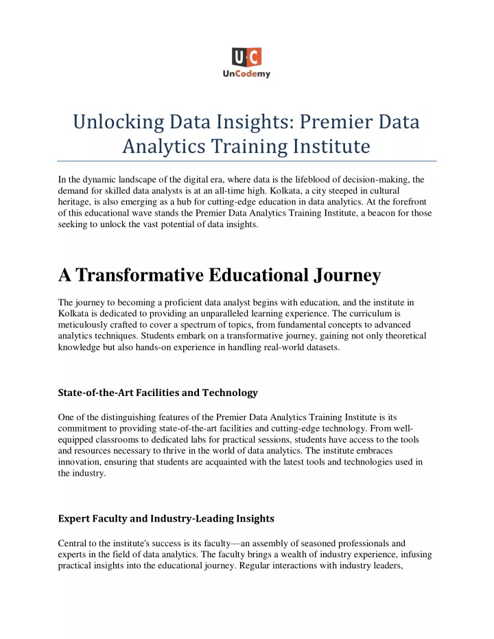 unlocking data insights premier data analytics