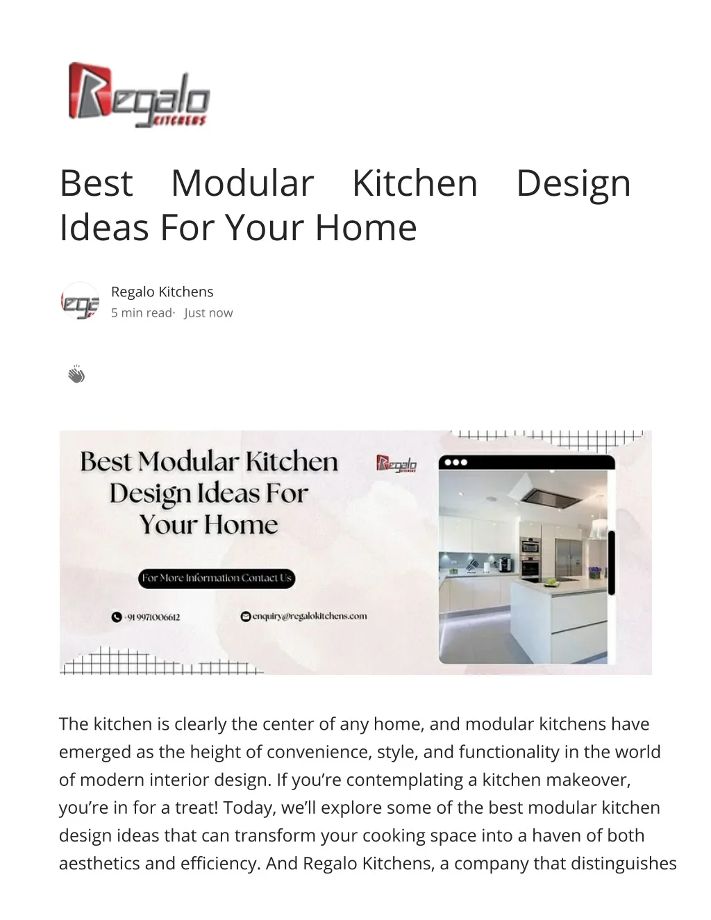 PPT - Best Modular Kitchen Design Ideas For Your Home PowerPoint ...