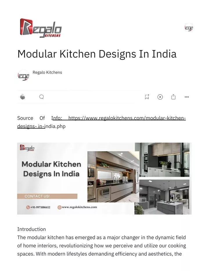 modular kitchen designs in india