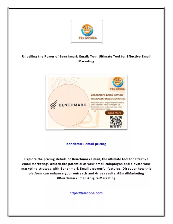 unveiling the power of benchmark email your