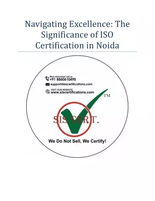navigating excellence the significance