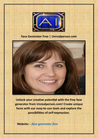 Face Generator Free | Unrealperson.com