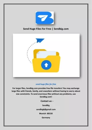 send huge files for free sendbig com