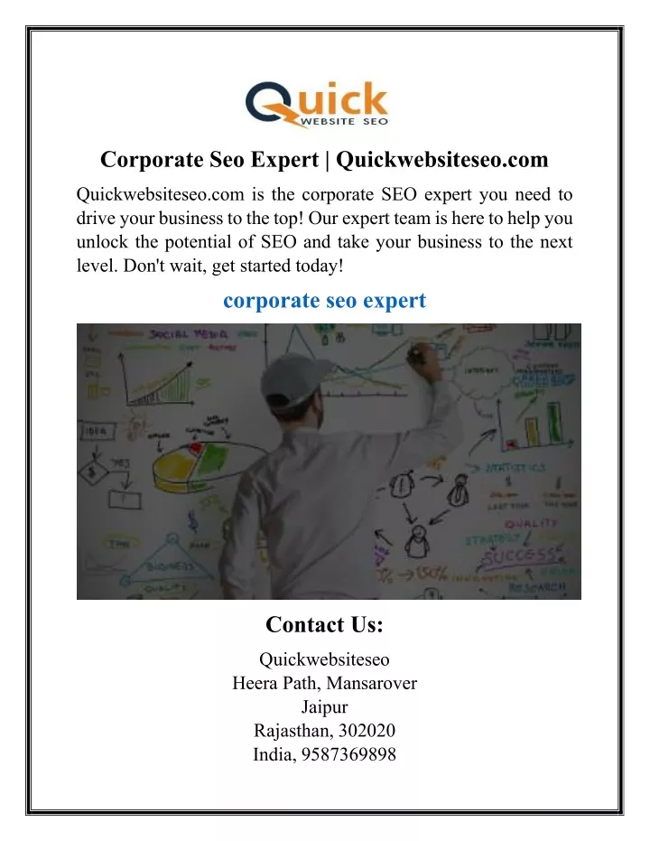 corporate seo expert quickwebsiteseo com