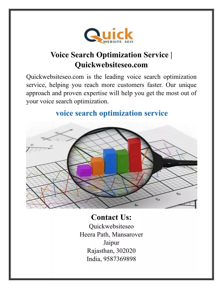 voice search optimization service quickwebsiteseo