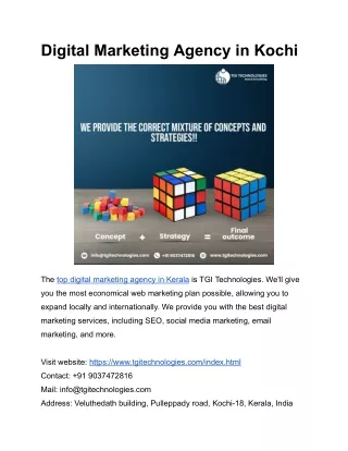 Digital Marketing Agency in Kochi