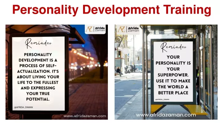 personality development training
