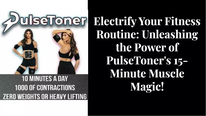 electrlfy your fltness routlne unleashlng