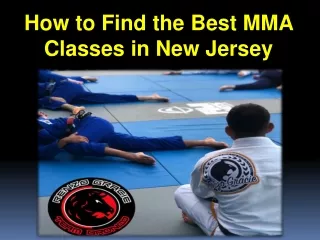 How to Find the Best MMA Classes in New Jersey
