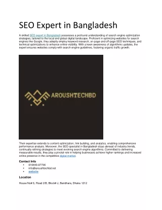 SEO Expert in Bangladesh