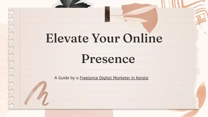 elevate your online presence