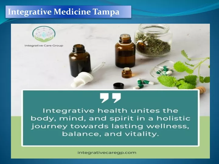 integrative medicine tampa