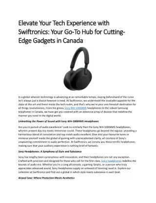 elevate your tech experience with elevate your