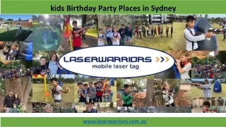 kids Birthday Party Places in Sydney - www.laserwarriors.com.au