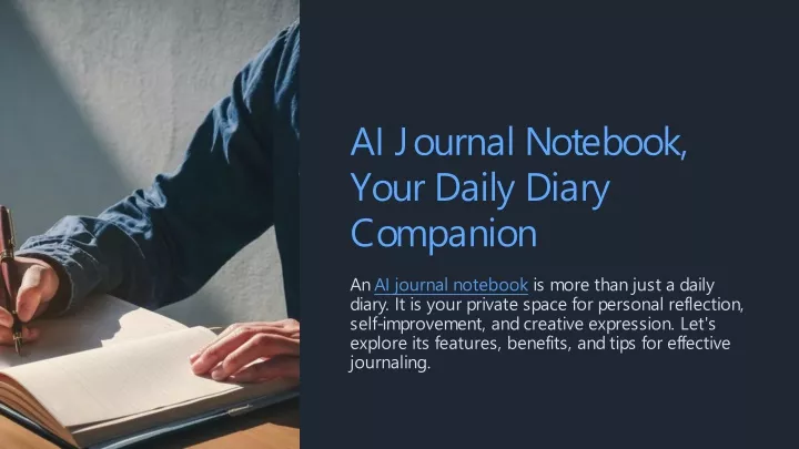 ai journal notebook your daily diary companion