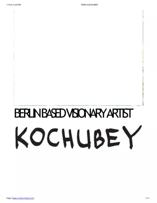 Authentic Art Finds: Shop VERA KOCHUBEY's Originals Online