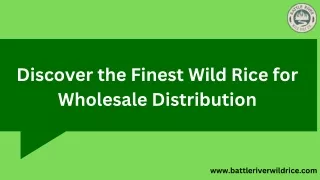 Wholesale Wild Rice