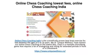 online chess coaching is proven best brain exercise