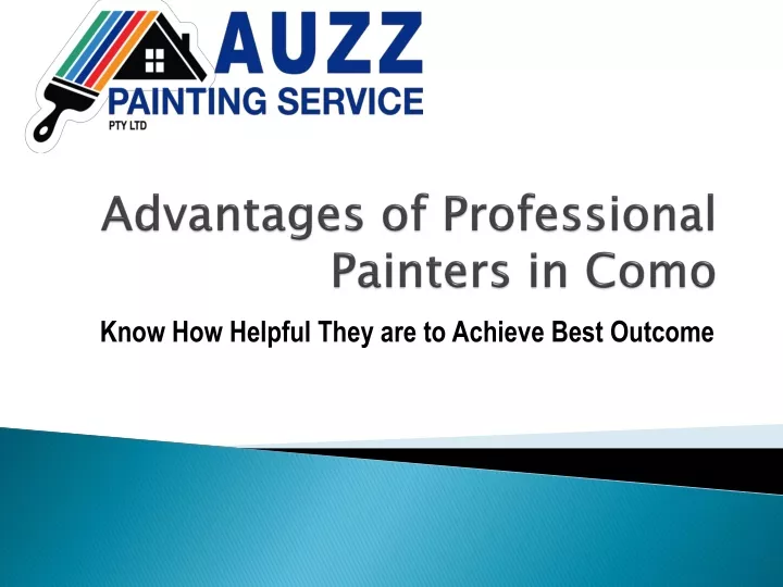 advantages of professional painters in como