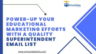 power up your educational marketing efforts with