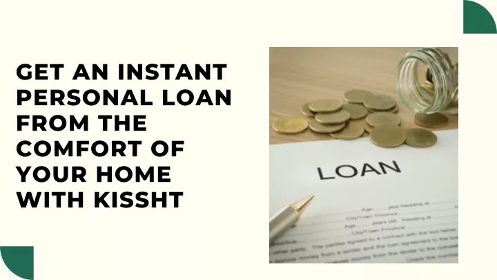 get an instant personal loan from the comfort