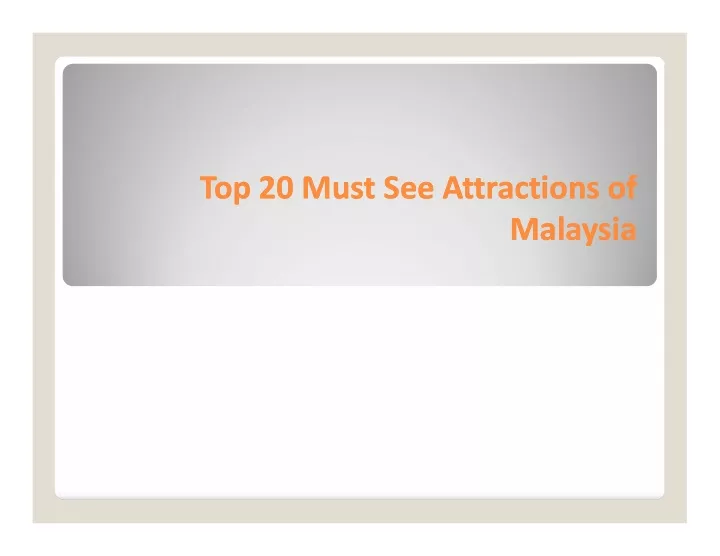 top 20 must see attractions of top 20 must