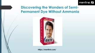 discovering the wonders of semi permanent dye without ammonia