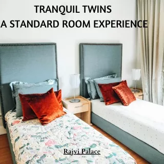 tranquil twins a standard room experience