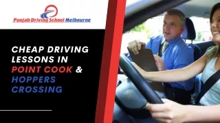Cheap Driving Lessons in Point Cook & Hoppers Crossing