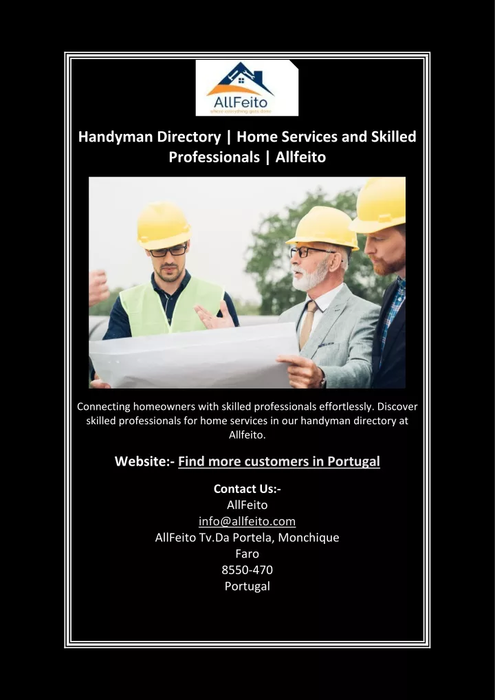 handyman directory home services and skilled