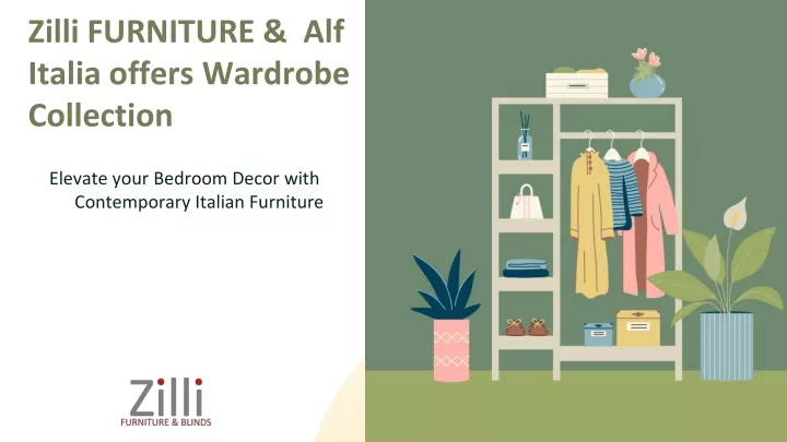 zilli furniture alf italia offers wardrobe collection