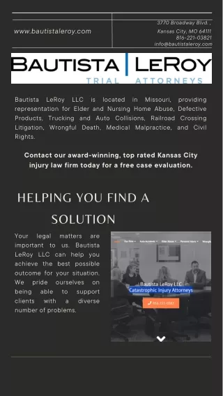 Bautista LeRoy LLC Trial Attorneys_Certified Minority-Owned Business