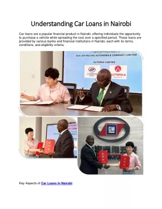 Understanding Car Loans in Nairobi.docx