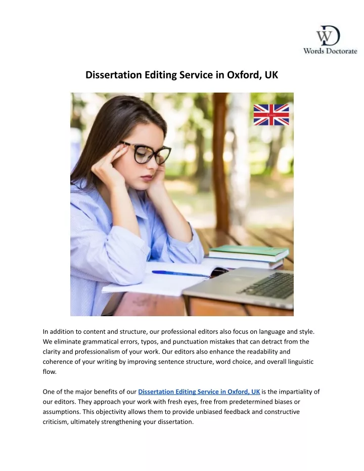 dissertation editing service in oxford uk