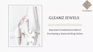 Essential Considerations Before Purchasing a Diamond Ring Online