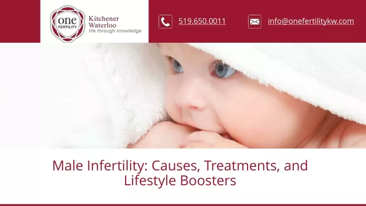 male infertility causes treatments and lifestyle
