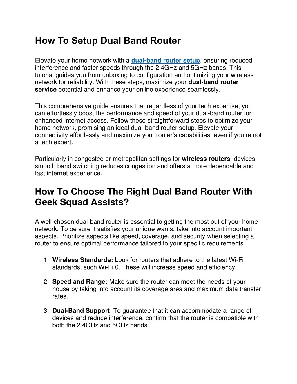 PPT - How To Setup Dual Band Router PowerPoint Presentation, free ...