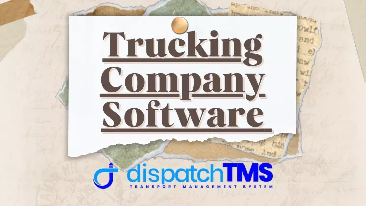 trucking company software