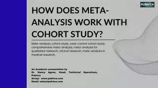 cohort study For Meta Analysis Services